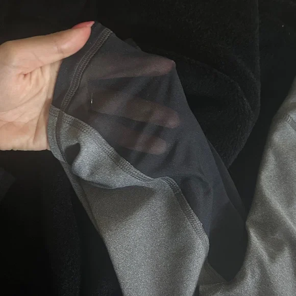 Under Armour Gray and Black Track Pants - Picture 2 of 5